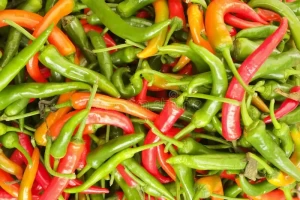 Hot Pepper Red Mixed With Green