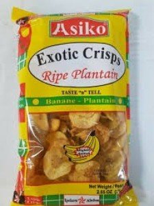 Plantain Crisps- Asiko Yellow