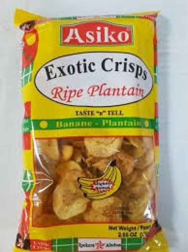 Plantain Crisps- Asiko Yellow